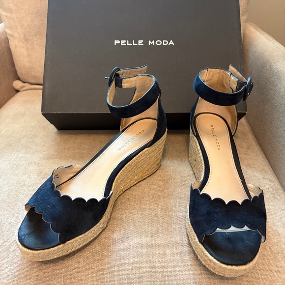 Pelle Moda Karisa Wedge Espadrilles Women's 8.5 - Picture 2 of 4